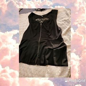 Black Torrid Sweet heart neck line top
